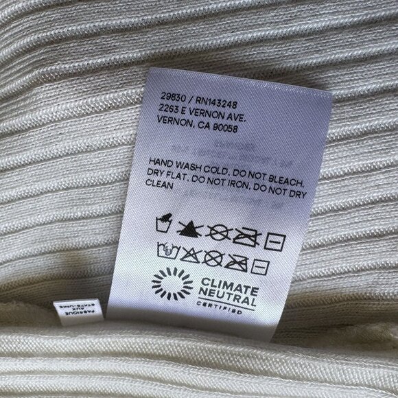 Reformation Cream Gellar Ruffle Top - Picture 5 of 7